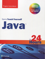 The cover of Teach Yourself Java in 24 Hours (8th Edition) by Rogers Cadenhead