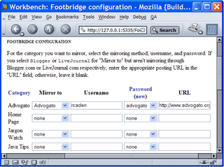 Configuring a Radio add-on tool