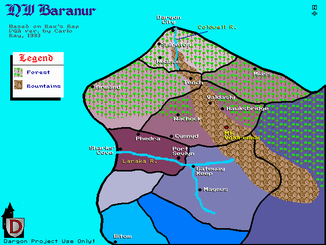 Dargon map