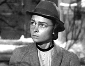 Mary Hatch, spinster librarian from It's a Wonderful Life