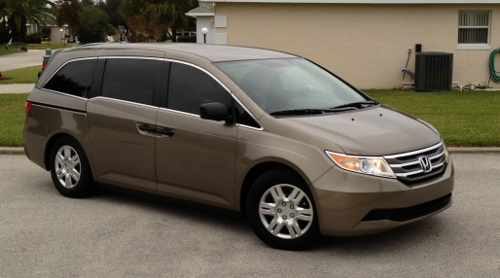 photo of my stolen 2012 Honda Odyssey