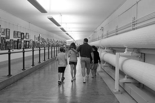 Walking the tunnels to the Cannon Building in the U.S. Capitol, photo by Indianagal