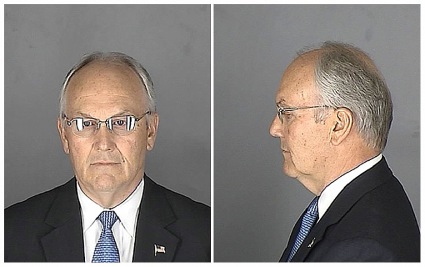 Mugshot of Sen. Larry Craig