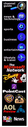 Windows 98 Microsoft Channel Bar