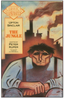 Cover of Peter Kuper's comic book adaptation of Upton Sinclair's The Jungle