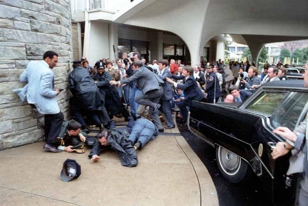 Reagan shot in March 1981