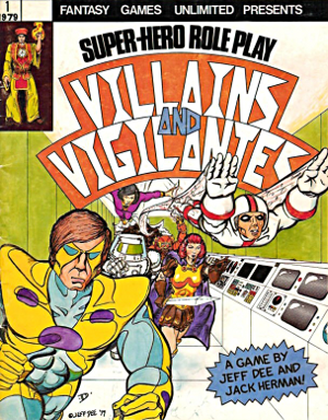 Villains and Vigilantes, 1st edition, cover